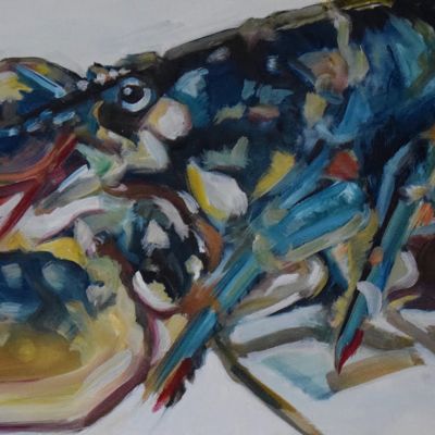 PL, 40 x 120cm oil on canvas