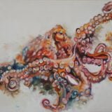 Octopus giclee print, large