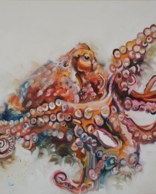 Octopus 76 x 101cm, oil on canvas